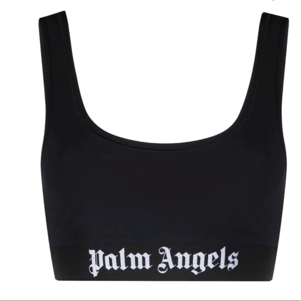 Palm Angela logo sports bra